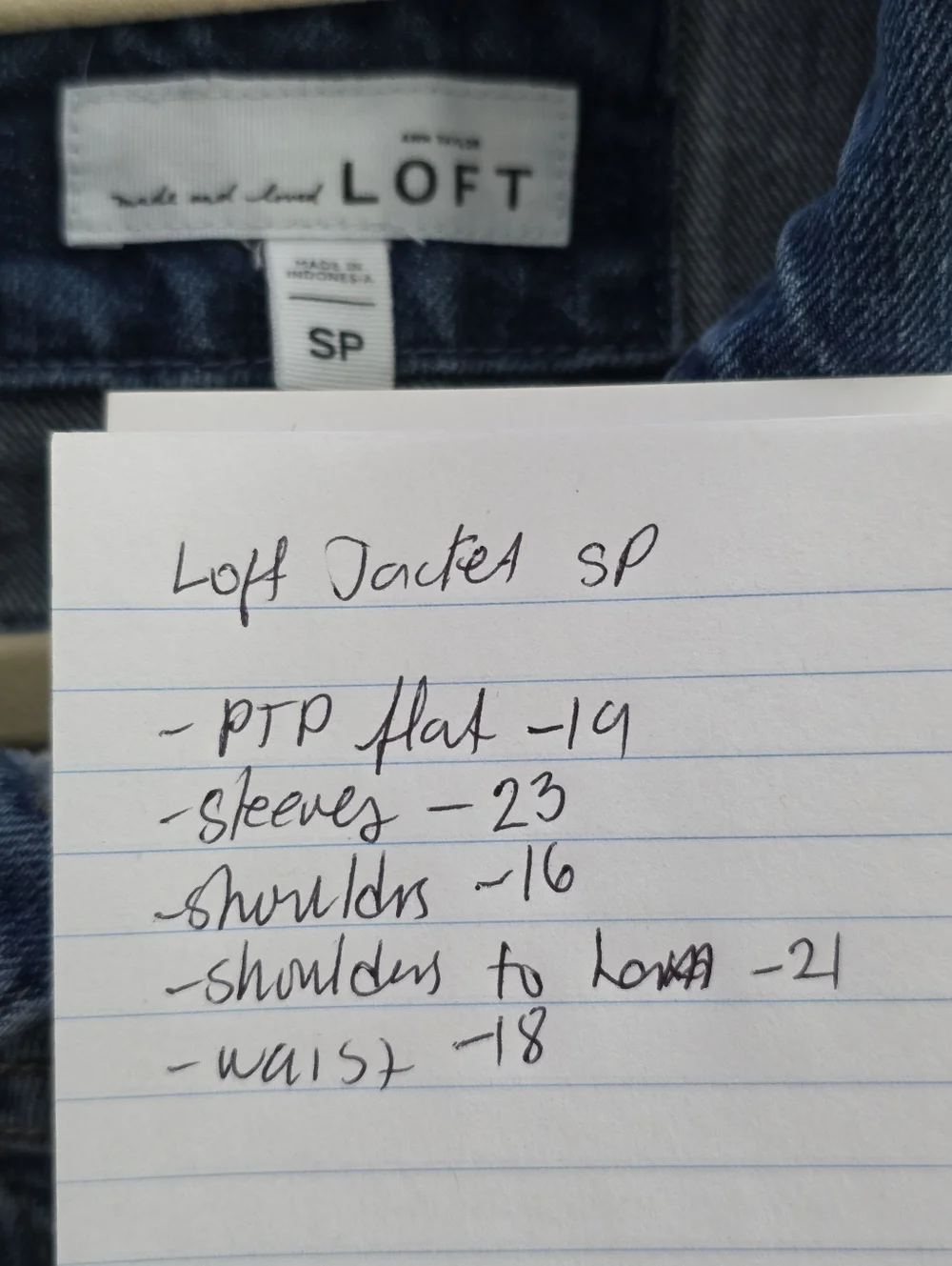 Loft Women's Jean Jacket small Size - Picture 4 of 16